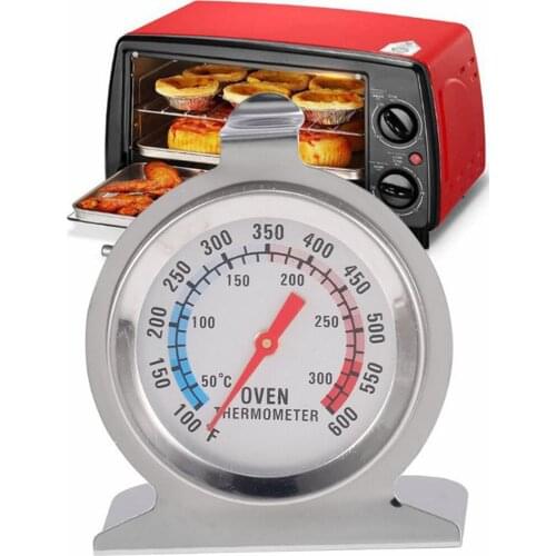 Stainless Steel Oven Cooker Thermometer Temperature Gauge Mini Thermometer Grill Temperature Gauge for Home Kitchen Food