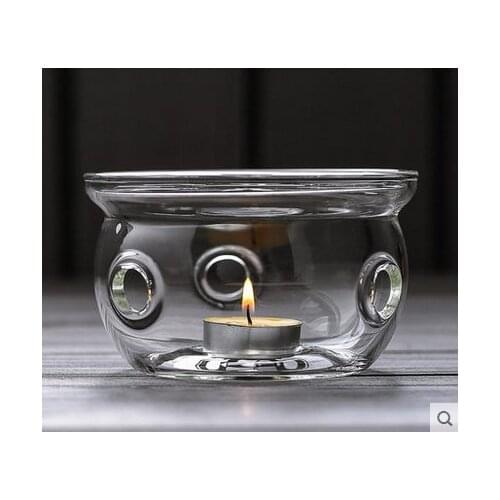 Heat-resistant Glass Teapot Heater Thermal Insulation Base Heating Base Tea Warmer,for Bar Teahouse Tearoom Household Gifts