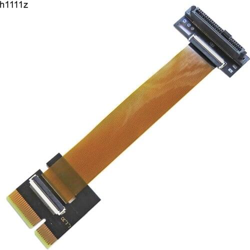 Add On Card U2 NVME Riser U.2 to PCIe 3.0 PCI Express X4 Riser Card Raiser Adapter 12cm FPC Cable for 2.5" NVMe U.2 SFF-8639 SSD