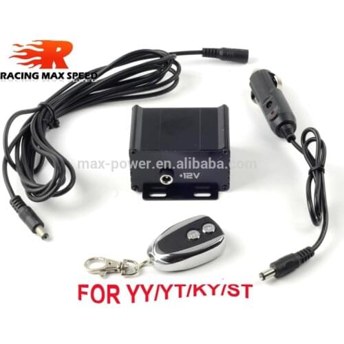 Universal 12V Electronic Remote Control Switch+Control Box For Electric Exhaust Cut Out Kit Car Modified Accessories