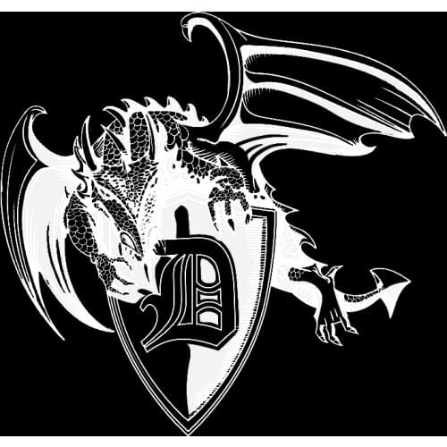 JuYouHui Exterior Accessories Decal Personality Mighty Flying Dragon Car Stickers Motorcycle Waterproof Vinyl Decals Car Styling