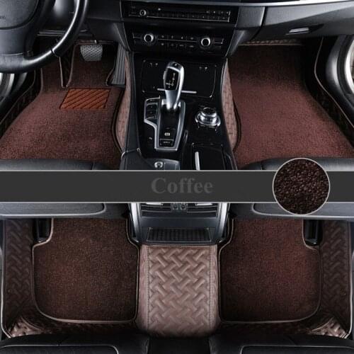 High quality! Custom special car floor mats for Audi A6 Allroad Avant C7 2017-2011 durable waterproof double layers carpets rugs