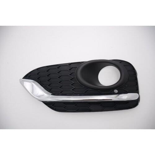 1Set Left Chrome Front Fog Light Lamp Eyelid Cover Trim Foglight Eyebrow Molding Garnish for HONDA ACCORD CROSSTOUR 2013-2018