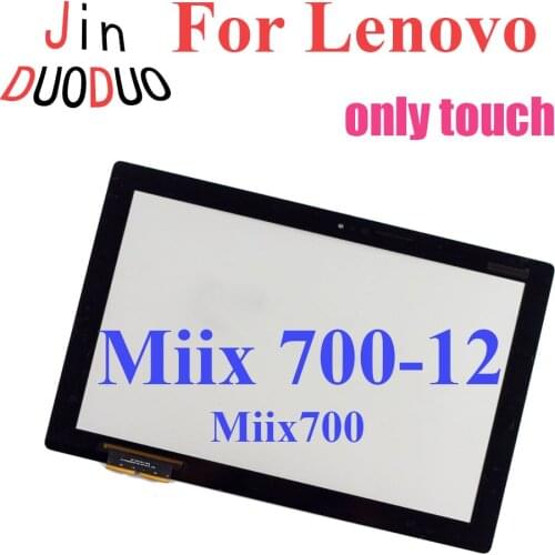 12'' Screen For Lenovo Miix700-12 Touch Screen Digitizer For Miix 700 Glass Panel Repair Parts