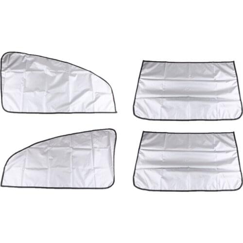 2 Pairs Magnetic Adsorption Car Sunscreen Shade Protector Curtains