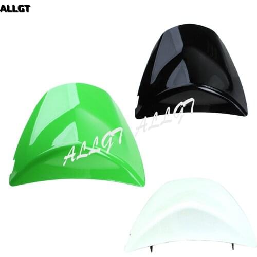 ALLGT Motorcycle Pillion Rear Passenger Seat Cowl Cover For Kawasaki ZX-6R 636 2003 2004