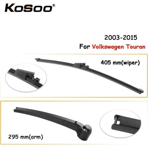 KOSOO Auto Rear Car Wiper Blade For Volkswagen Touran,405mm 2003-2015 Rear Window Windshield Wiper Blades Arm,Car Accessories