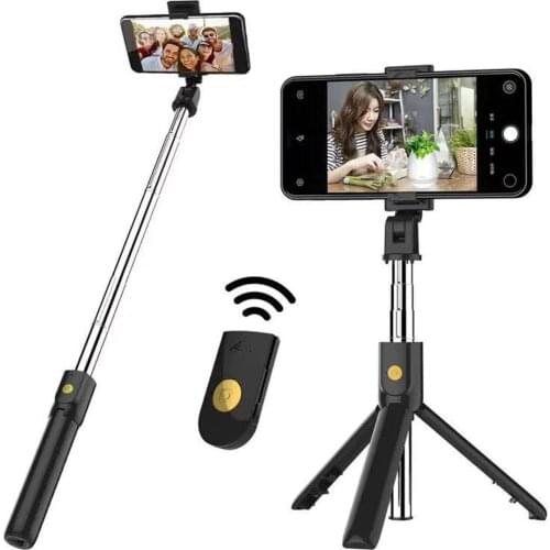 K07 Phone Wireless Bluetooth Selfie Stick Tripod Phone Stand Remote Shutter Universal Selfie For Android iOS phones