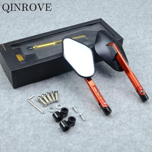 CNC Aluminum Motorcycle Rear View Mirror Universal Mirror For Yamaha XSR 700 900 XSR700 MT07 MT 01 03 07 09 FZ8 FZ-09 Tracer 900