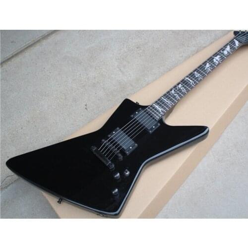 Special shaped electric guitar with black werewolf fingerboard inlay can be changed to free delivery according to requirements