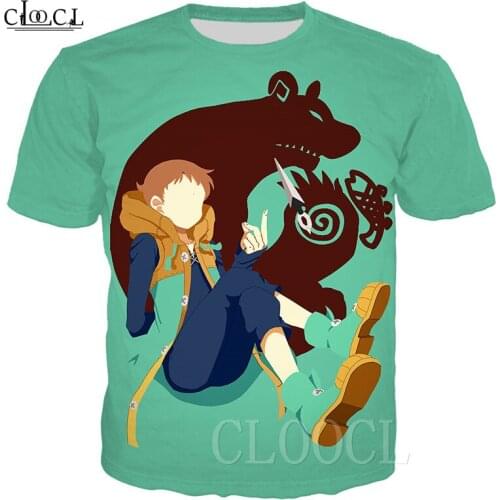 Diane King The Seven Deadly Sins Mens T Shirt 3D Japan Anime Print Oversized Fashion Tshirt Casual Sports T-shirt For Men Women