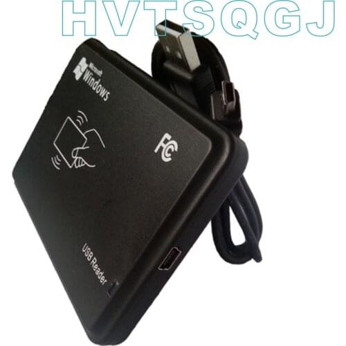 Free shipping 13.56MHz ISO 15693 RFID Desktop Reader with RS232 Inerface+free SDK
