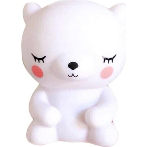 YYSD Bear Panda Led Night Light Lamp Cute Animal Cartoon Nightlight for Baby Kids Room Bedside Bedroom Living Room Decorative