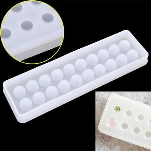 New 24*7.2*2cm Silicone Beads Pendant Mold for DIY Necklace Bracelet Jewelry Making Craft