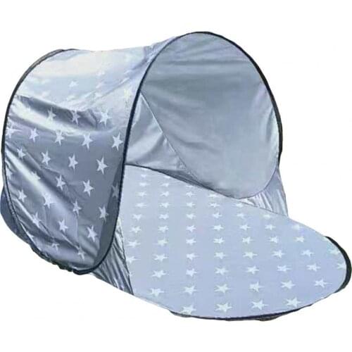Camping Tent Portable Single Leisure Sunscreen Tent Silver Coated Shade Shelter Lightweight Easy to Fold for Outdoors