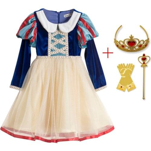 Princess Dress Easter Carnival Kids Dresses for Girls Dress up Children Clothing Size 4-10 Years