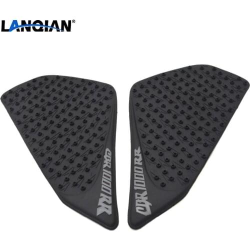 Anti slip sticker Motorcycle Tank Traction Pad Side Knee Grip Protector rubber&3M For HONDA CBR1000RR 2004 2005 2006 2007