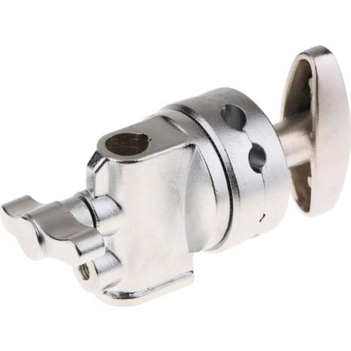 Dual Head Grip Swivel Clamp Head Holder Bracket Compatible for Photography Studio flash Reflector Boom