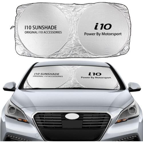 Car Windshield Sun Shade Cover For Hyundai i10 N Line Grand iRDE IA BA Xcent Auto Accessories Blocks UV Rays Sun Visor Protector