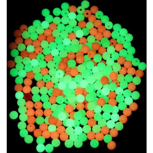 100Pcs/Bag Luminous Glowing Fishing Floats Beads Balls Buoy Light Night Sea Fish Tackle Baits Accessories 4/5/6/8mm