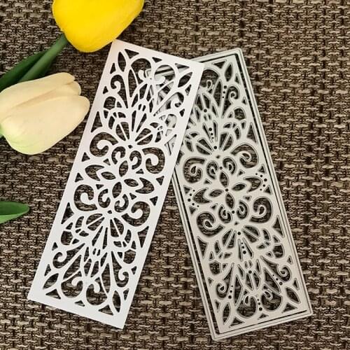Embossing Folder Craft Die Cuts Rectangular Hollow Lace stencils For Scrapbooking Stencils DIY Album Cards Decoration