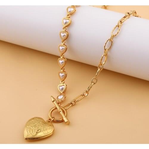 XIYANIKE 316L Stainless Steel Gold Color Numerous Heart Necklaces Elegant Exquisite Chain Choker Necklaces 2021 Female Collier