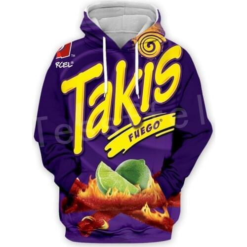 Tessffel Potato chips Snacks bag Funny Sweatshirt Pullover Food Long Sleeve Tracksuit 3DPrint Casual Mens Hoodies Men/Women D12