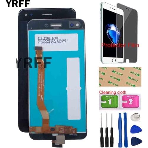 LCD Display For Huawei P9 Lite Mini Enjoy 7 / Y6 Pro 2017 Touch Screen Digitizer Assembly LCD Display Sensor Tool Protector Film