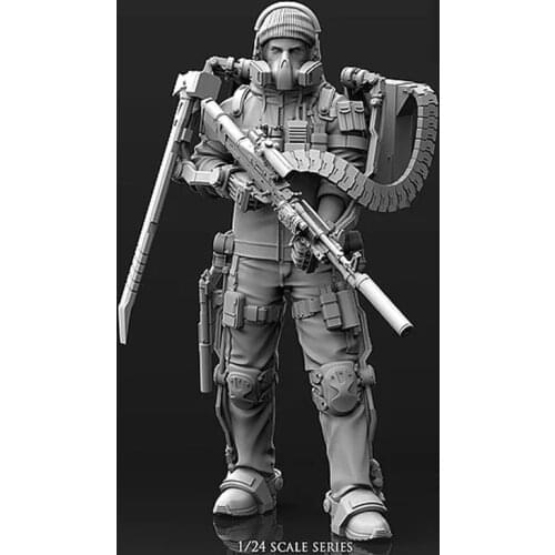 1/24 Assembly Resin Figure Kit Future Soldier