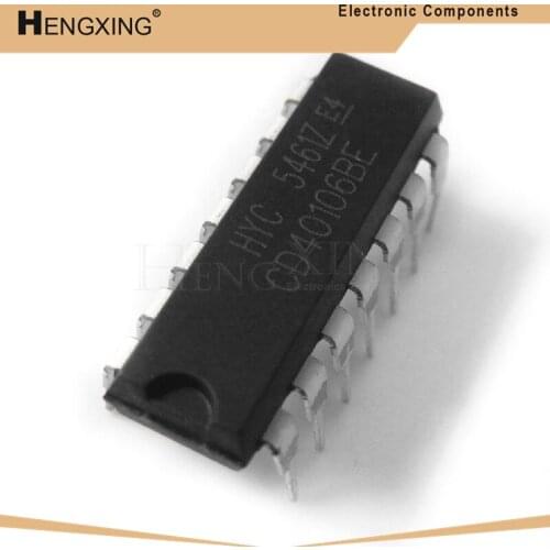 10piece CD40106BE DIP14 CD40106 DIP 40106BE HEF40106BP HEF40106 DIP-14 new and original IC In Stock