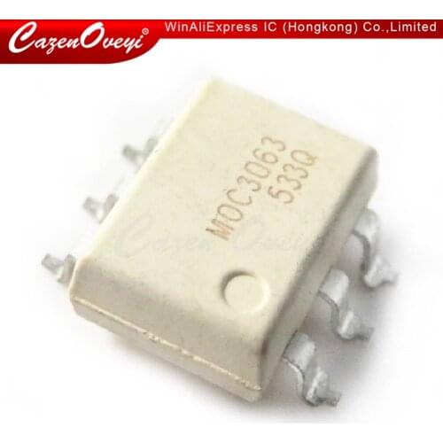 10pcs/lot MOC3063 MOC3063-M EL3063 SMD-6 Driver Output Optocoupler ICs In Stock