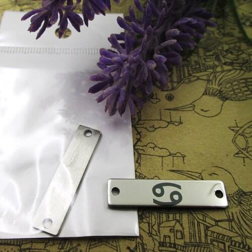 10pcs--Cancer Zodiac stainless steel charms more style for choosing DIY Charms pendants for necklace 30x7mm