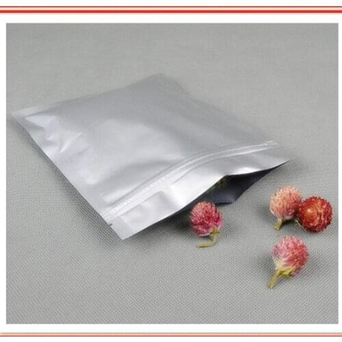 26cm*35cm 100Pcs/lot, zip lock Seal flat bottom aluminum foil bag,wholesale pure foil coffee tea bags