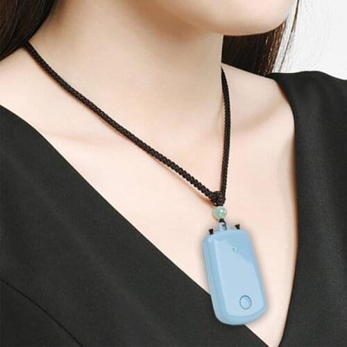 Car Air Purifier Portable Necklace Air Purifier Mini Anion Wearable Negative Ionizer Generator Household No Radiation Low Noise