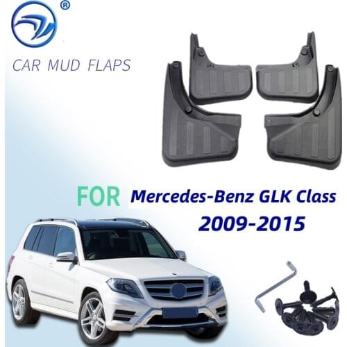 Splash Guards Mud Flap Set Styled Car Mud Flaps For Mercedes-Benz GLK Class 2010-2016 Fender 2013 2014