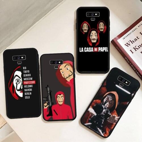 La casa de papel Money Heist Phone Case For Samsung galaxy S 7 8 9 10 20 edge A 6 10 20 30 50 51 70 note 10 plus