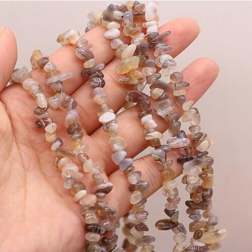 Natural Stone Beads Irregular Shaped Brown Persian Gulf stone Gravel Beaded For Jewelry Making Necklace DIY Bracelet Accessories
