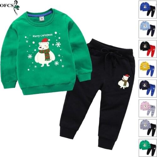 2-12 Years Childrens Clothes Kids Full Sweatshirts Tops + Sports Pants For Kids Spring Jacket Girls Cute Outfits infantil Suits