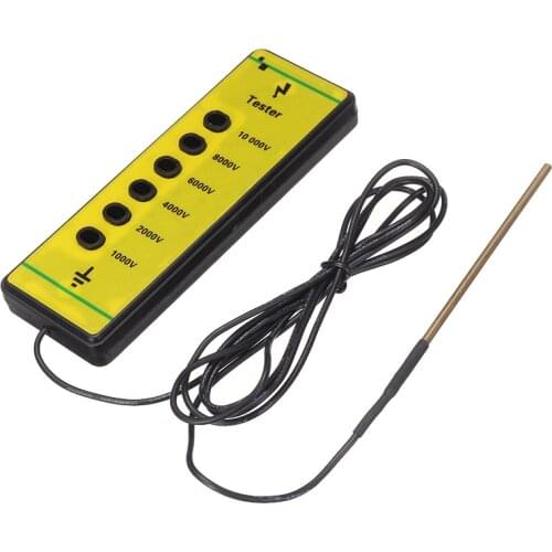 Tension Fence Voltage Tester Mayitr Electric Farm Rails Poly Wire Ribbon Rope Tester Tool 130*45*15mm 1000V to 10000V
