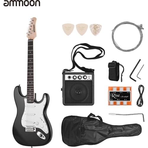 21 Frets 6 Strings Electric Guitar Solid Wood Paulownia Body Maple Neck with Speaker Necessary Guitar Parts & Accessories
