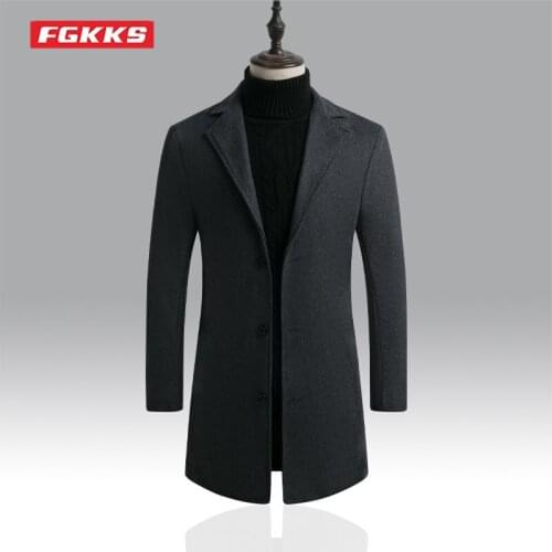 FGKKS Mens Long Coats