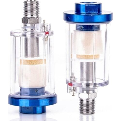 Inline 1/4'' Air Oil Water Separator Filter For Compressor Spray Paint Tool Oil-water Filter Fit For Spray Paint Tool Airline