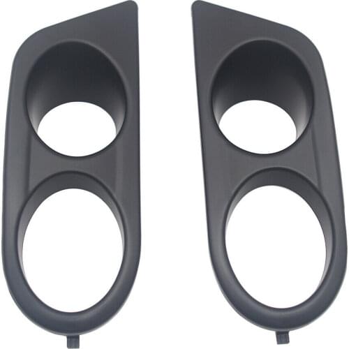 For 3 Series E46 M3 2001-2006 Front Bumper Matt Black Fog Light Cover Covers