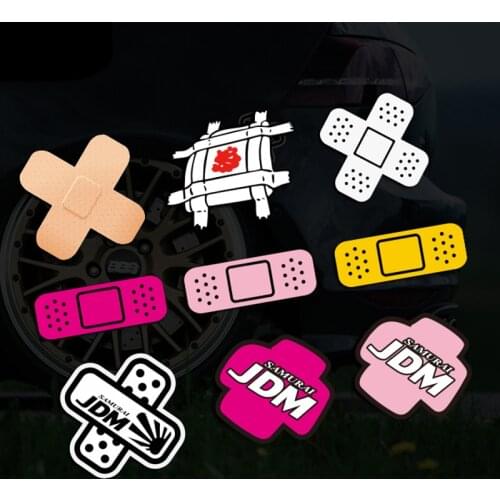 Car Stickers for Would Band Aid Scratches Cover Motor Bike Decals Laptop Auto Window Tail Guitar DIY Graphics