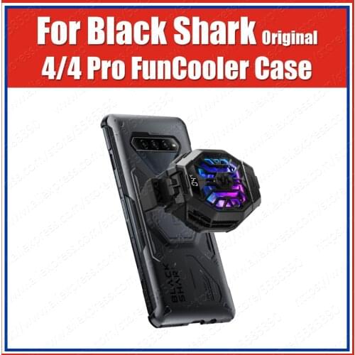 BC42 Original Black Shark 4 Pro Cooling Case Tempered Glass Screen Protector Black Shark 4 Neon Aero FunCase