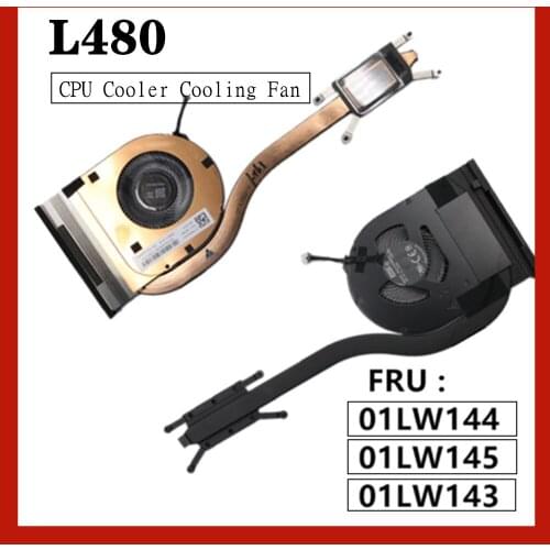 New For Lenovo Thinkpad L480 Heatsink CPU Cooler Cooling Fan UMA FRU 01LW144 01LW145 01LW143