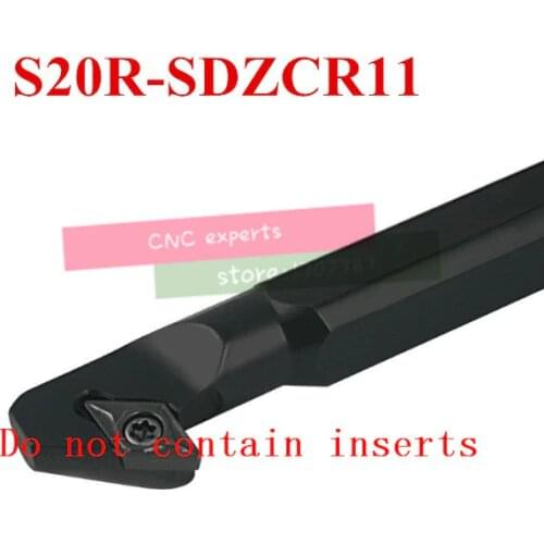 S20R-SDZCR11 20mm Lathe Cutting Tools,CNC Turning Tool,Hss Lathe Tooling,Internal Threading Tool, Metal Lathe Boring Bar