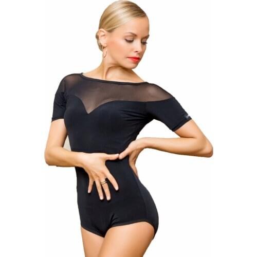 SuperStar Series:G1057 latin ballet ballroom modern dance professional yarn connected design tops leotard