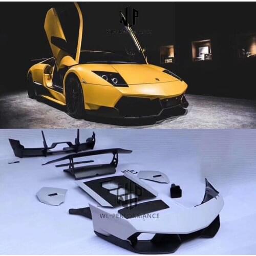 High Quality FRP Fiberglass Body Kit Front Bumper Rear bumper Rear Spoiler Wing For Lamborghini Reventon LP640 upgrade LP670
