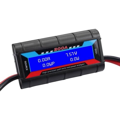 200A/150A RC High Precision Watt Meter&Power Analyzer W/ Backlight LCD Digital Wattmeter For Rc Drone
